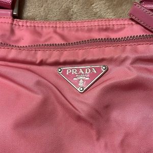 Bright Pink Prada crossbody, beautiful vibrant color!